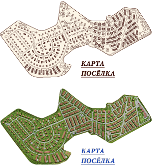 Карта поселка